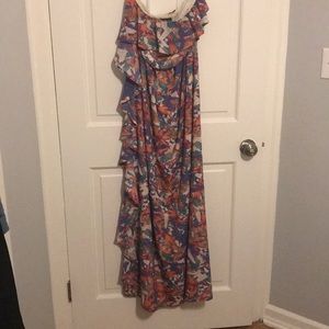 Multi colored maxi